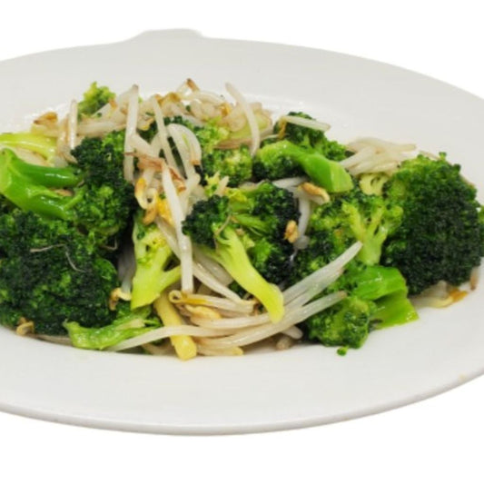 #120-Fried Beansprouts with Broccoli