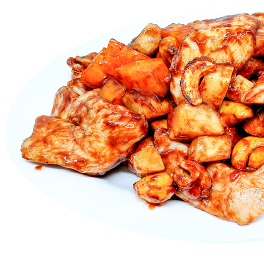 #085-Chicken with Cashew Nuts in Yellow Bean Sauce