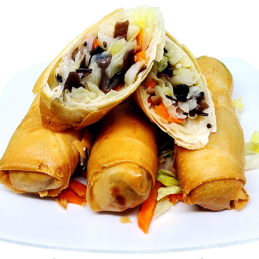 #005-Crispy Vegetable Spring Rolls (4)