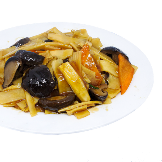 #119-Fried Chinese Mushrooms & Bamboo Shoots