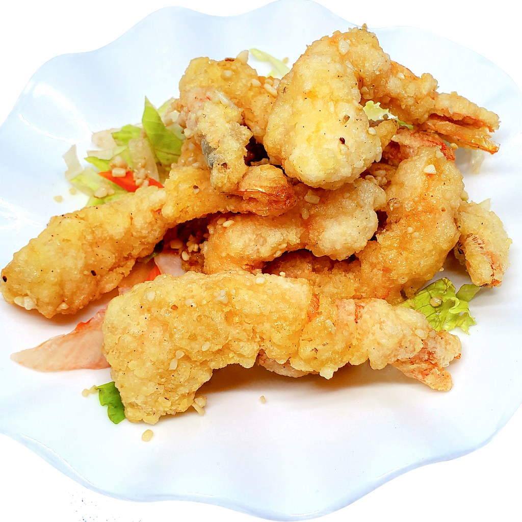 #022-Flambe King Prawns