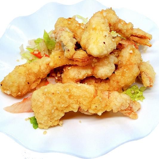 #022-Flambe King Prawns