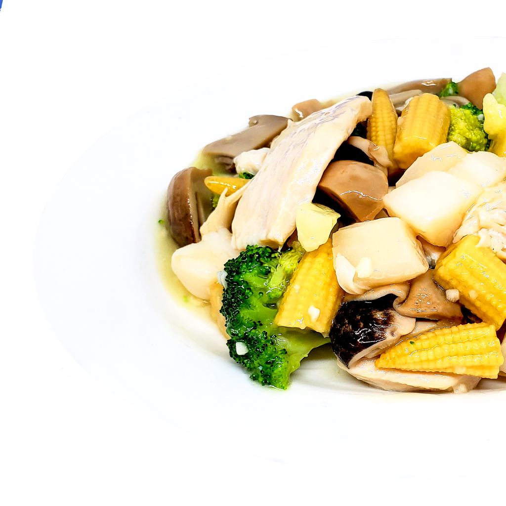 #056-Quick Fried Fresh Scallops