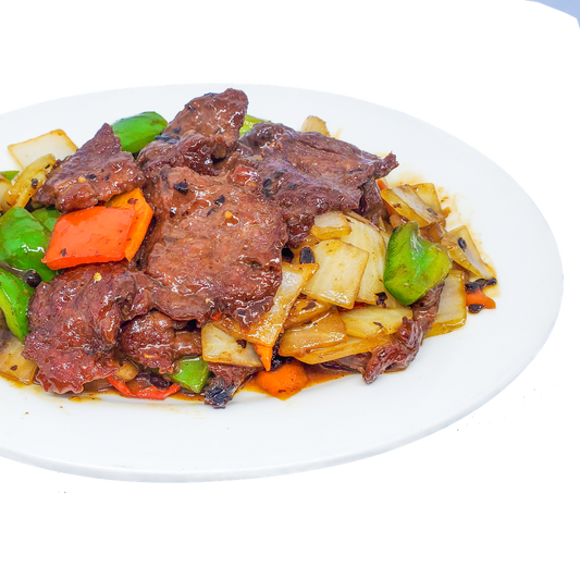 #078-Sizzling Fillet Steak in Black Bean Sauce