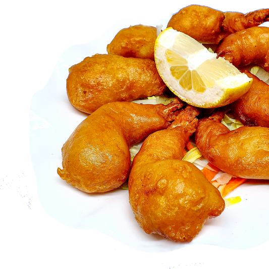 #068-King Prawns in Batter serve with Sweet & Sour Sauce