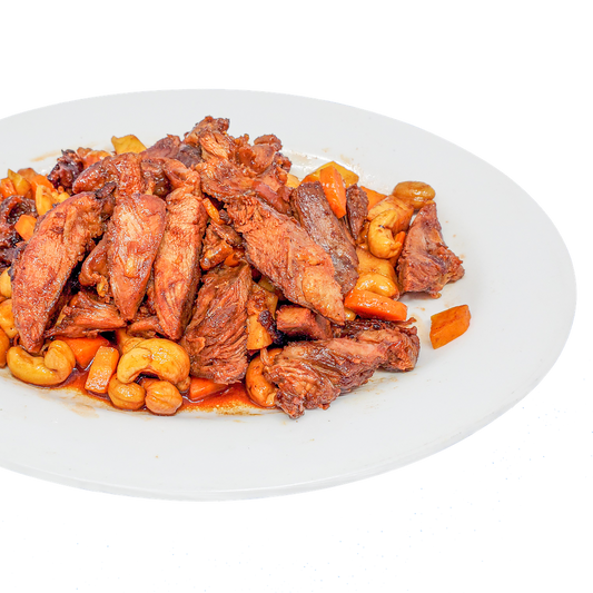 #093-Duck with Cashew Nuts in Yellow Bean Sauce