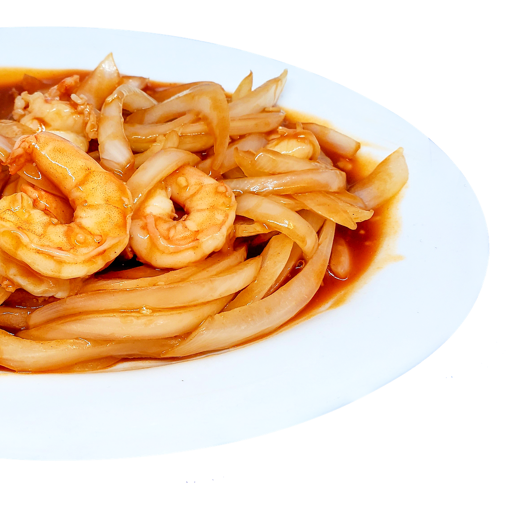 #065-King Prawns Peking Style