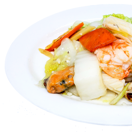 #112-Mixed Seafood in Hot Pot
