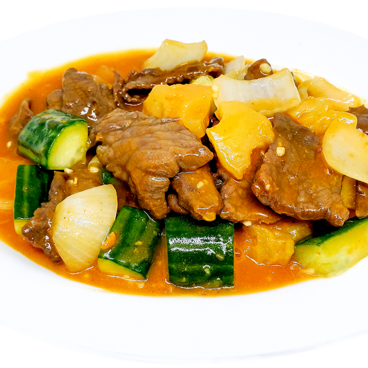 #114B-Malaysian Satay Beef in Hot Pot