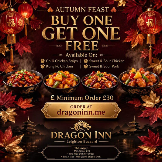 Buy 2 of the Same Eligible Dish, Get 1 Free, One Free Dish Per Order
