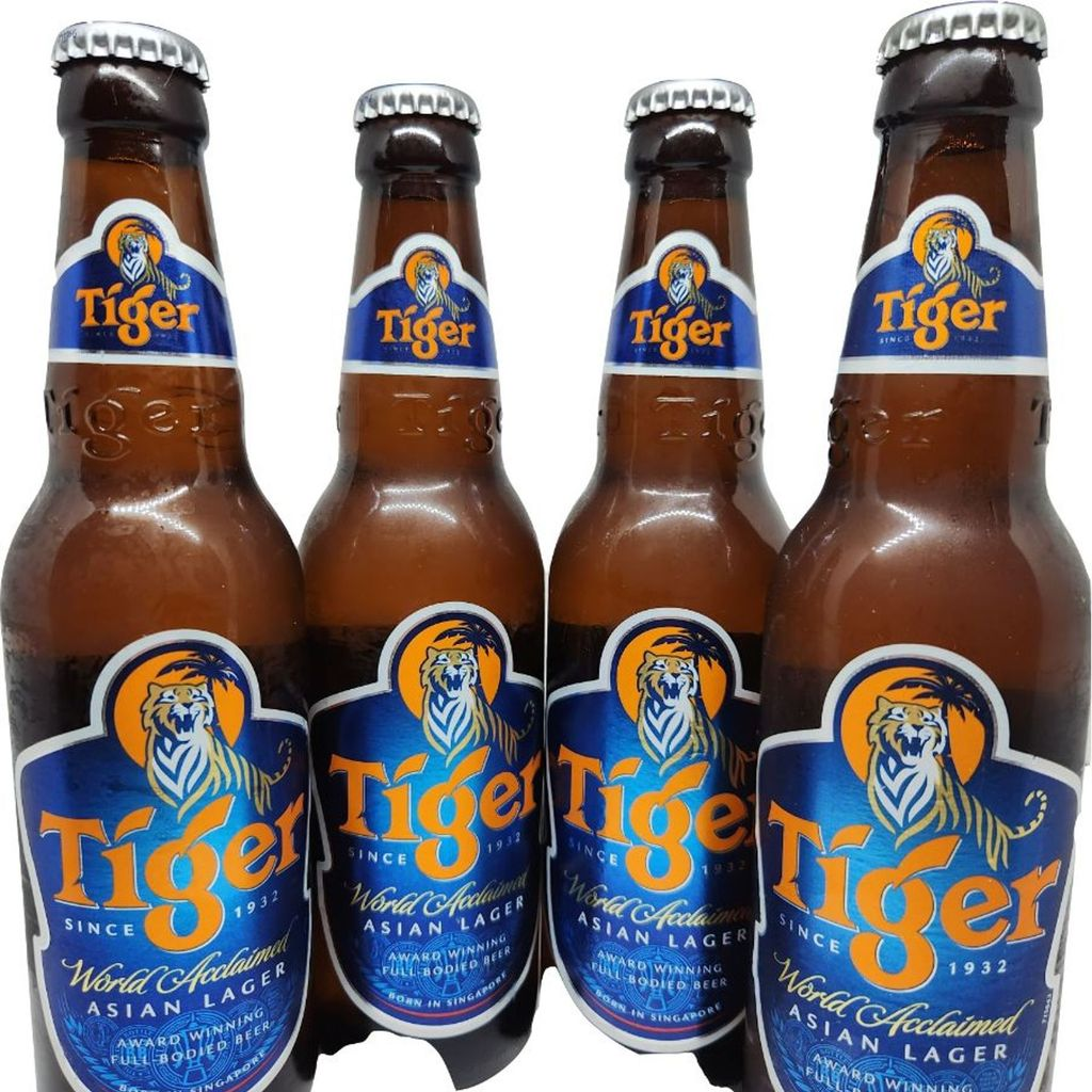4 Bottles of Tiger Beer