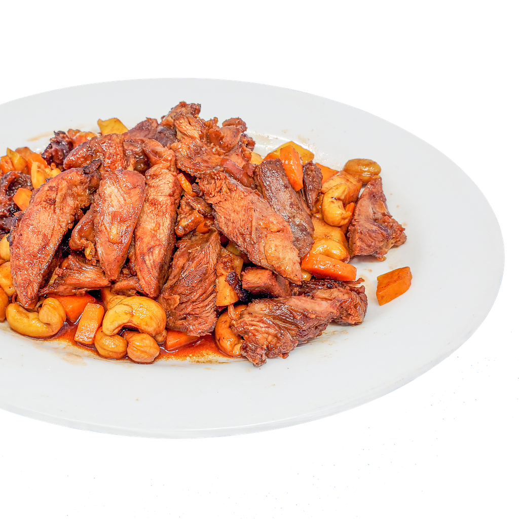 #093-Duck with Cashew Nuts in Yellow Bean Sauce
