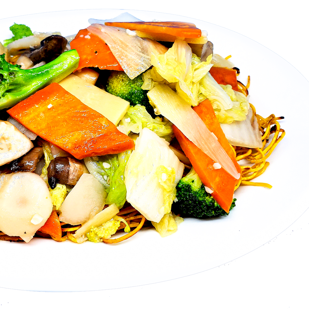 #133-- Grilled Noodles with Mixed Vegetables (V)