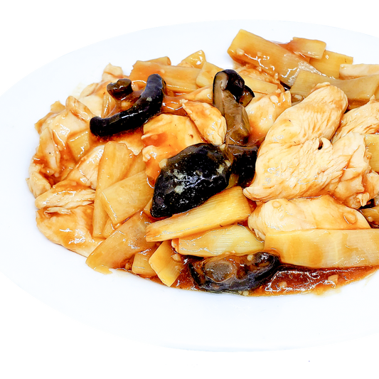 #086-Chicken with Chinese Mushrooms & Bamboo Shoots