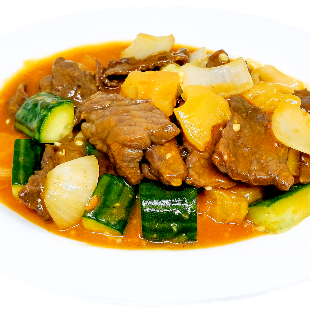 #114B-Malaysian Satay Beef in Hot Pot